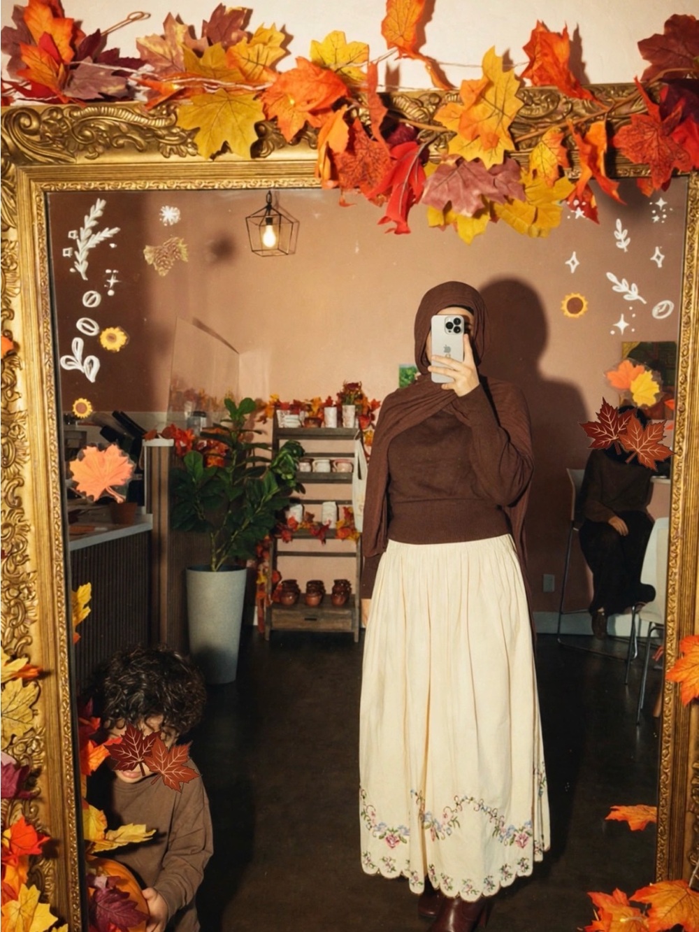 Moon River Embroidered Skirt
